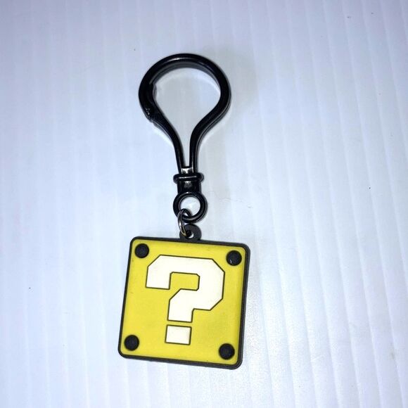 MARIO BROS Backpack Lunchbox Purse Charm Luigi Koopa Troopa Question Mark Trio - Picture 9 of 11